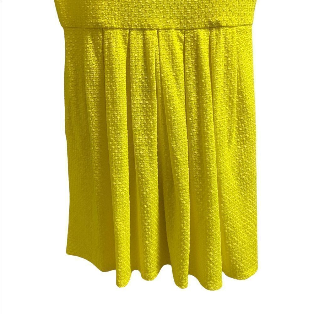 Lemon Yellow Dress with Cap Sleeve, Sz 8 - Picture 4 of 6